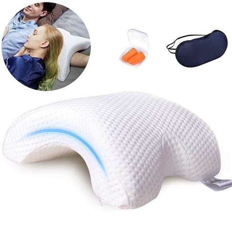 Ifcow Couple Pillow With Arm Holearm Pillow Side Sleeper Shoulder Pain