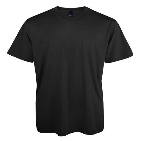 Dave S Basic T Shirt Schwarz Große Größen Bigtex