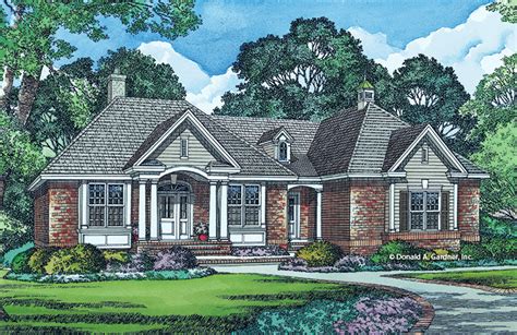 House plan 1505 one story craftsman don gardner house. One Story house Plans | Home Plans with Brick | Don Gardner