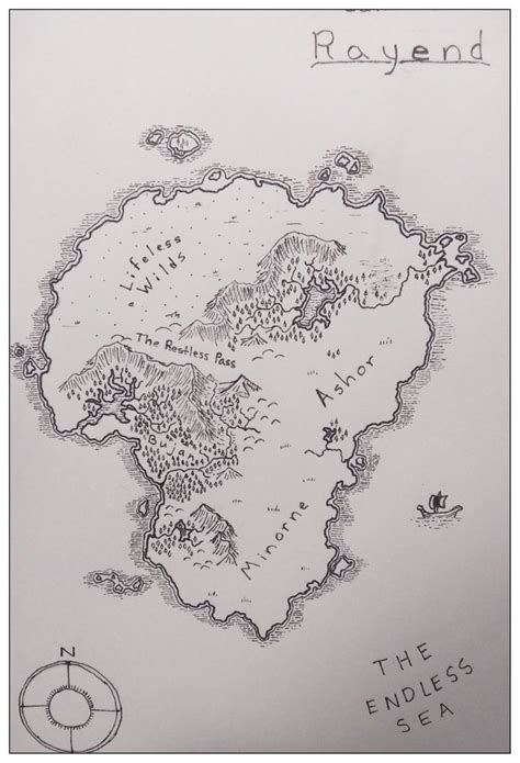 How To Draw Your Own Fantasy Map For Dungeons And Dragons Map Sketch