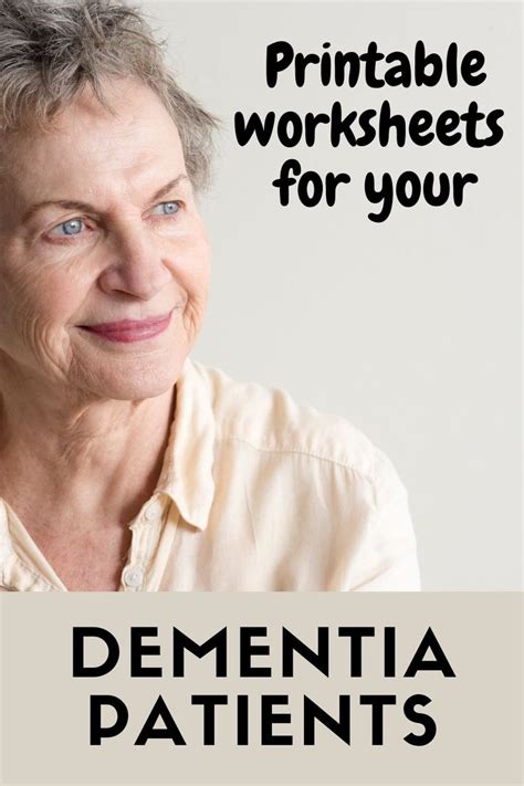 Dementia Worksheets Dementia Health Care Printable Worksheets