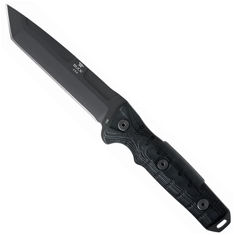 Buck Gck G 10 Tanto Fixed Blade Knife Sniper Grey Blade Bladeops