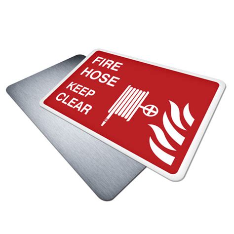 Fire Hose Keep Clear Safety Signs