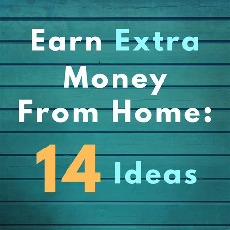 14 Ways To Earn Extra Cash From Home Toughnickel
