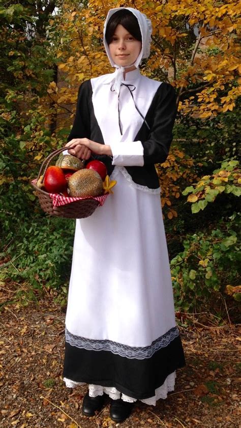Thanksgiving Plymouth Colony Costume Thanksgiving Pilgrim Girl Attire