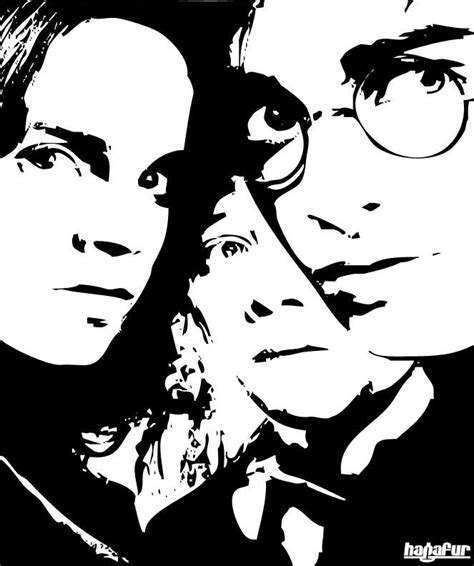 648 Hermione Harry Potter Silhouette