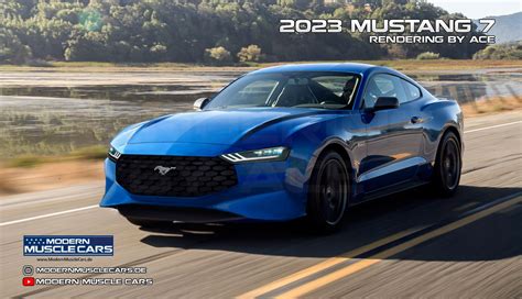 Exklusives Rendering So Könnte Der 2023 Mustang 7 Aussehen Modern