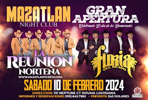 La Reunion NorteÑa Y La Furia Del Bravo En Vivo Tickets Boletos At