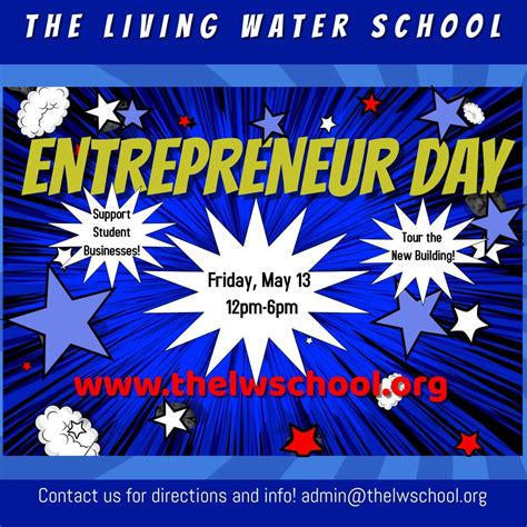 Entrepreneur Day The Living Water School