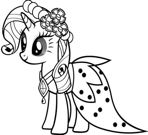 Posiere zwischen den wolken in my little pony prinzessin luna anziehen! My Little Pony Princess Serrtie Belle Coloring Coloring Page - My Little Pony Coloring Pages