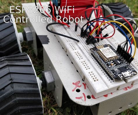 Esp8266 Wifi Controlled Robot 11 Steps With Pictures Instructables