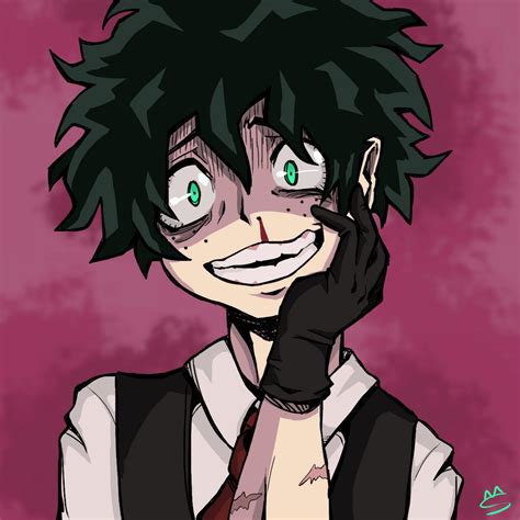Hero Academia: Villain Deku by SeafoamKitten on DeviantArt