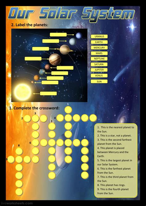 Our Solar System Interactive Worksheet