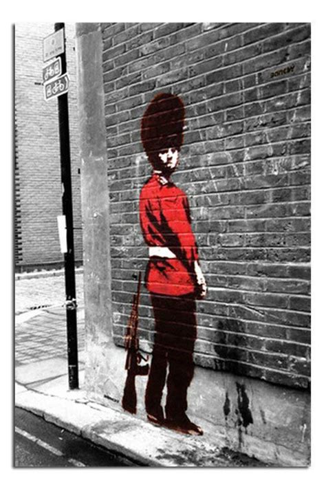 We offer a huge selection of posters & prints online, with big discounts, fast shipping, and custom framing options you'll love. Banksy Queens Guard Large 24 x 36 Inch Wall Poster New ...