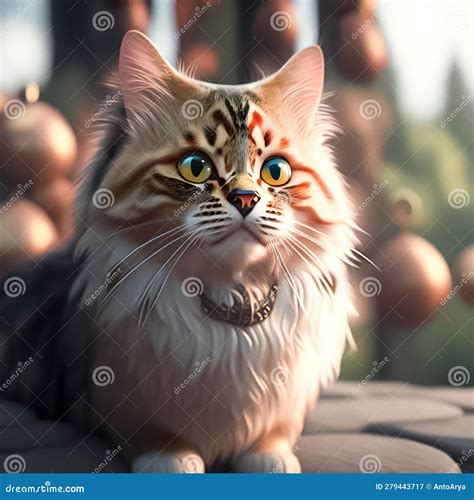 Varie Immagini E Illustrazioni Di Gatti Carini Con Diverse Posizioni Ed