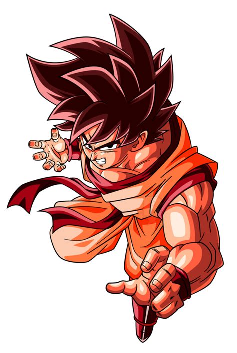 Goku has never actually used super saiyan blue kaioken x10 in dragon ball canon. Kaioken Goku (Alt.2) by RighteousAJ on @DeviantArt | Anime ...