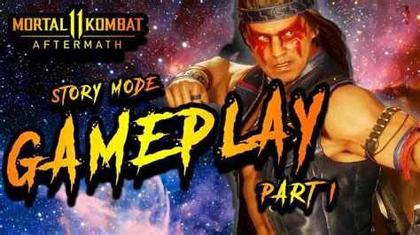 Mk11 Aftermath Story Gameplay Commentary Part 1 Youtube