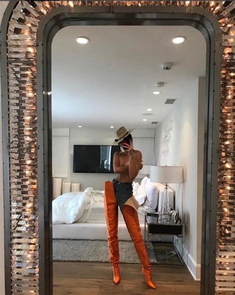 Heres Topless Kendall Jenner Wearing The Tallest Boots Weve Ever Seen