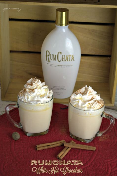 The drink can also be made using rum or whiskey. Crock Pot RumChata White Hot Chocolate - The Farmwife Drinks