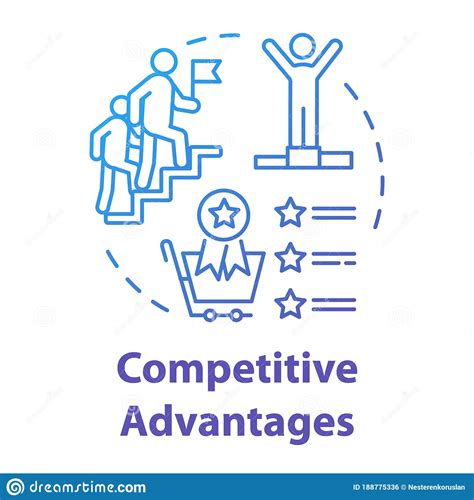 Competitive Advantages Female Business Character Climbing Ladder Chase