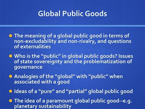 Ppt The Public Good And Public Goods In Higher Education Powerpoint