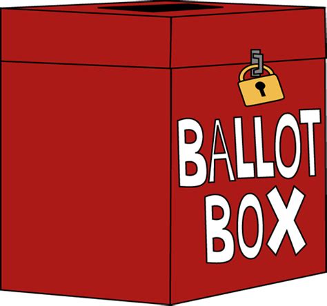 Voting Ballot Box Clip Art Voting Ballot Box Image