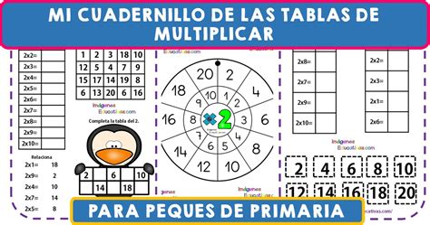 Tablas De Multiplicar Cuadernillo De Ejercicios Multiplication Tables Reverasite