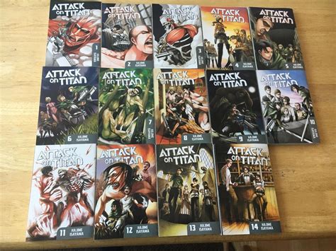Attack On Titan Manga All Volumes Manga