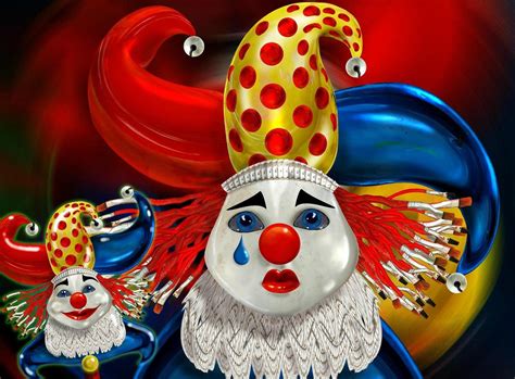 Download Artistic Clown Wallpaper