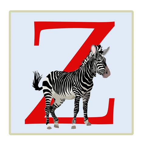 Letter Z Zebra Illustration Free Stock Photo Public Domain Pictures