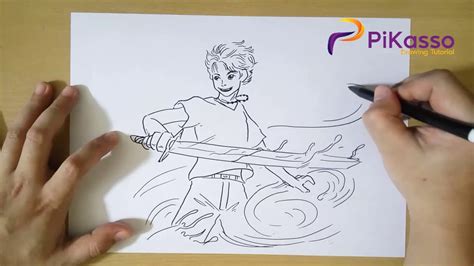 How To Draw Percy Jackson Step By Step Youtube