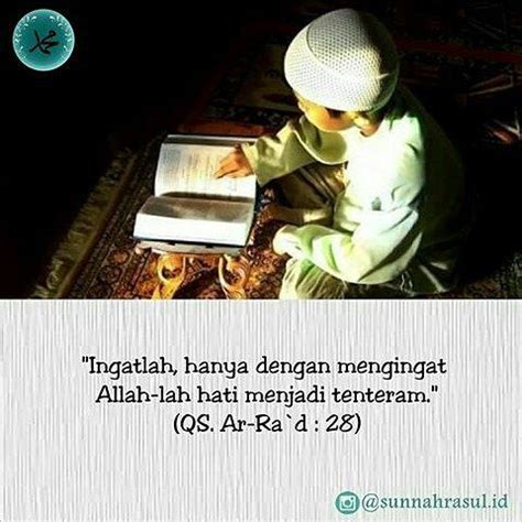 Ketenangan bisa saja terjadi karena suatu hal yang kita rasa aman. Hanya dengan mengingat Allah hati akan menjadi tenang ...