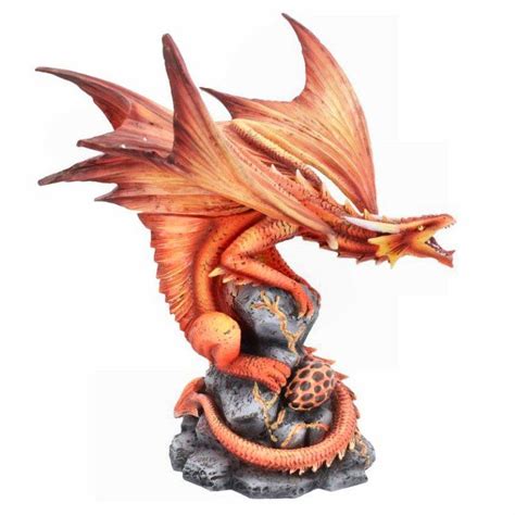 Adult Fire Dragon Figurine By Anne Stokes Nemesis Now D4519n9