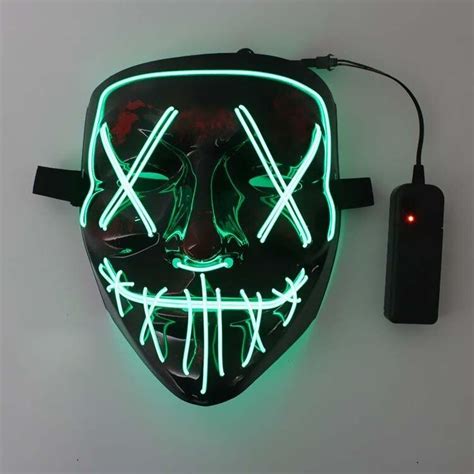 The Purge Light Up Mask For Haloween Eyes Of The World