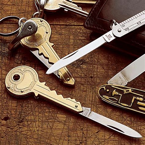 Key Shaped Pocket Knife Adds A Utility Blade In Your Keychain