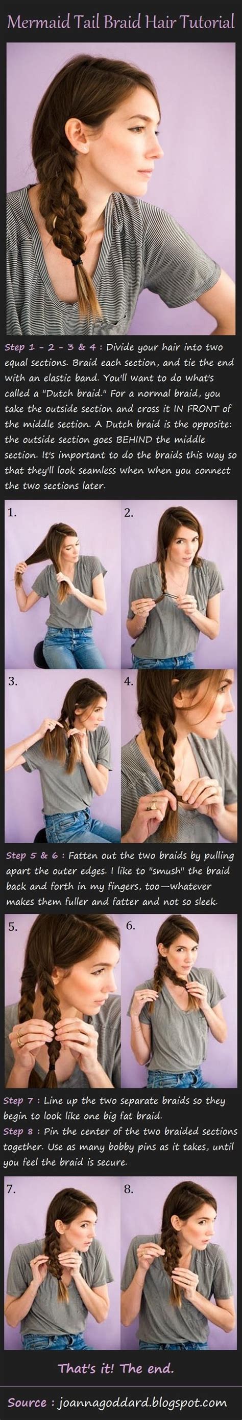 Mermaid Tail Braid Tutorial Optional Step You Can Remove The Two
