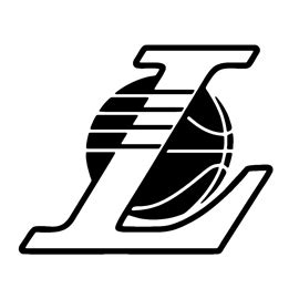 Los angeles lakers logo icon symbol stock photo 80200620 alamy. NBA Los Angeles Lakers Logo 02 Stencil | Free Stencil Gallery
