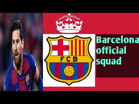Pemain masih berpeluang meninggalkan klub, seiring masih dibukanya jendela transfer pemain. #Football #Club #Barcelona squad for the season 2020-2021 ...