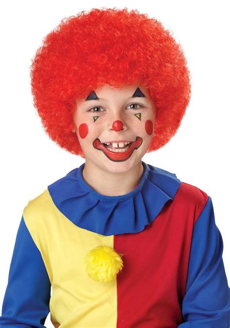 Red Clown Kids Wig