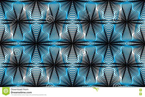 Continuous Pattern With Graphic Lines Decorative Stock Illustration