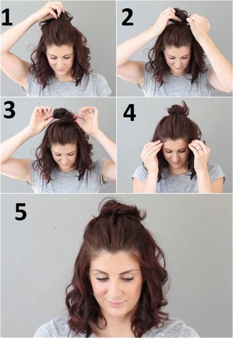 6 Trendy Half Up Half Down Bun Hairstyles For All