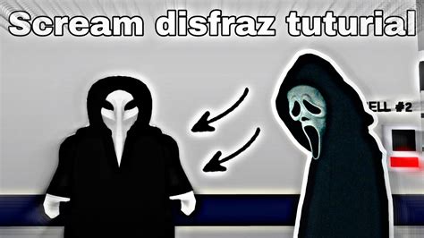 Cómo Hacer El Disfraz Ghostface Roblox Version Tuturial Youtube