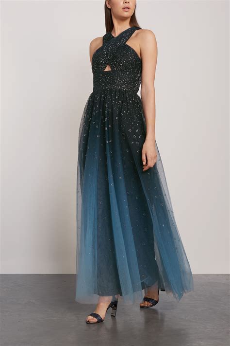 MARCHESA NOTTE Tiered embellished metallic tulle gown | Sale up to 70%