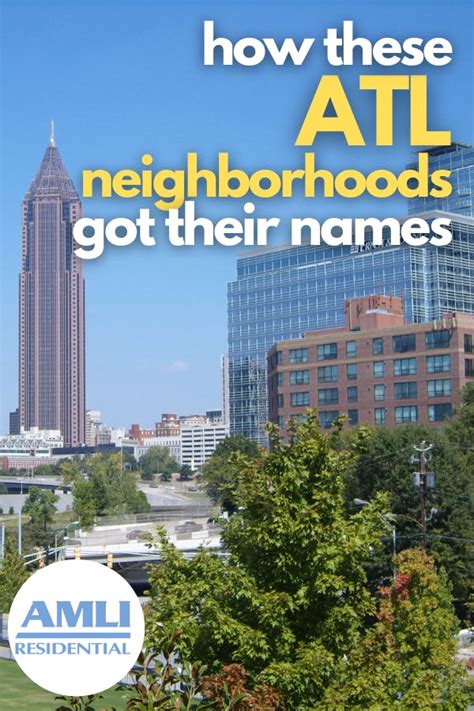 How 4 Atlanta Neighborhoods Got Their Names