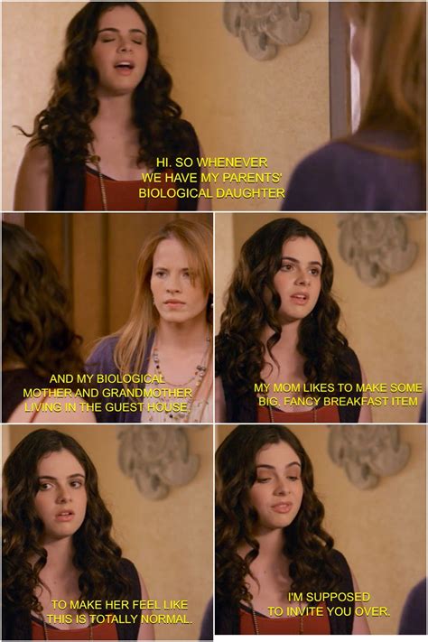 Two teen girls discover that they were accidentally switched at birth. Switched at Birth | Switched at birth quotes, Switched at birth, Abc family
