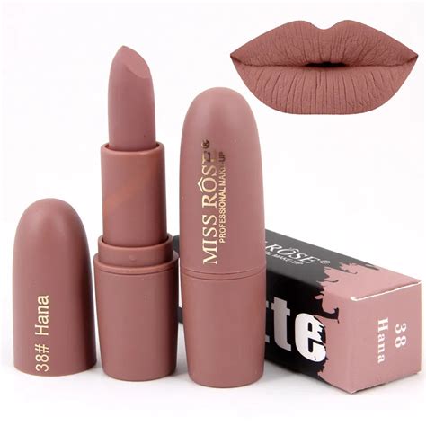 2018 New Matte Lipsticks For Women Sexy Brand Lips Color Cosmetics Waterproof Long Lasting Miss