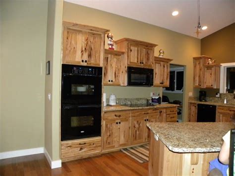 Maybe you would like to learn more about one of these? Kitchen: Elegant Unfinished Wood Kitchen Hickory Cabinets ...