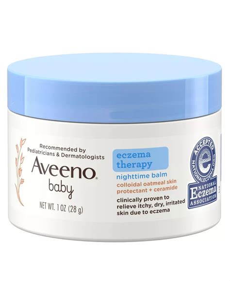 Aveeno Baby Eczema Therapy Nighttime Balm With Natural Oatmeal 28