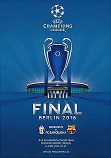 Dies ist eine übersicht aller bisher ausgetragenen endspiele des wettbewerbs uefa champions league. 2015 UEFA Champions League Final - Wikipedia