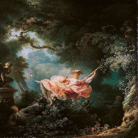 The Swing Famous Painting Fragonard Jean Honore Art Reproductions Swing Painting